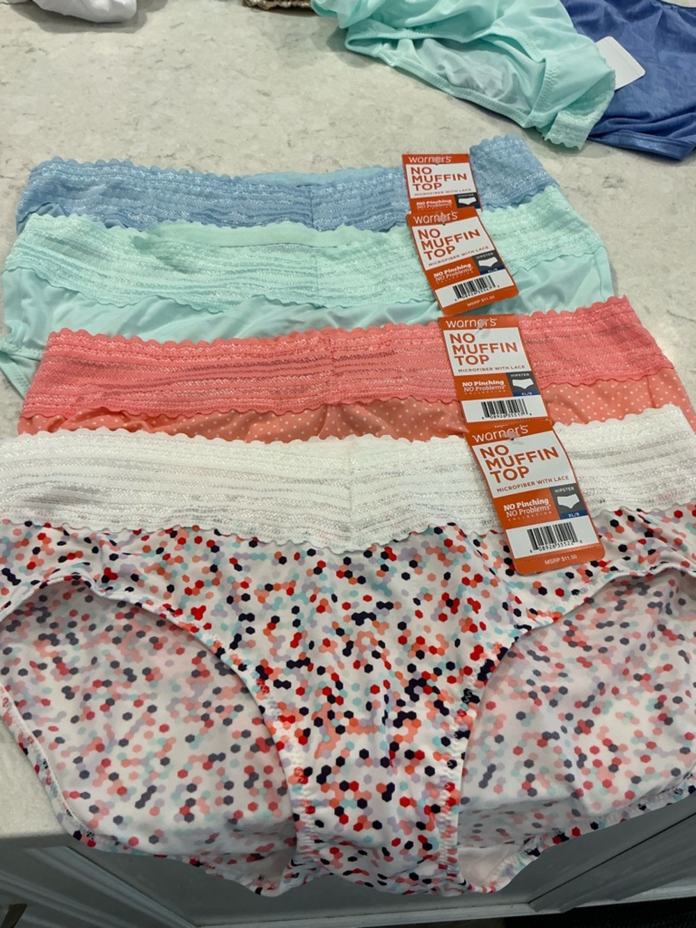 Warner's No Muffin Top hipster Panty - Multicolor Pack4 PAIR